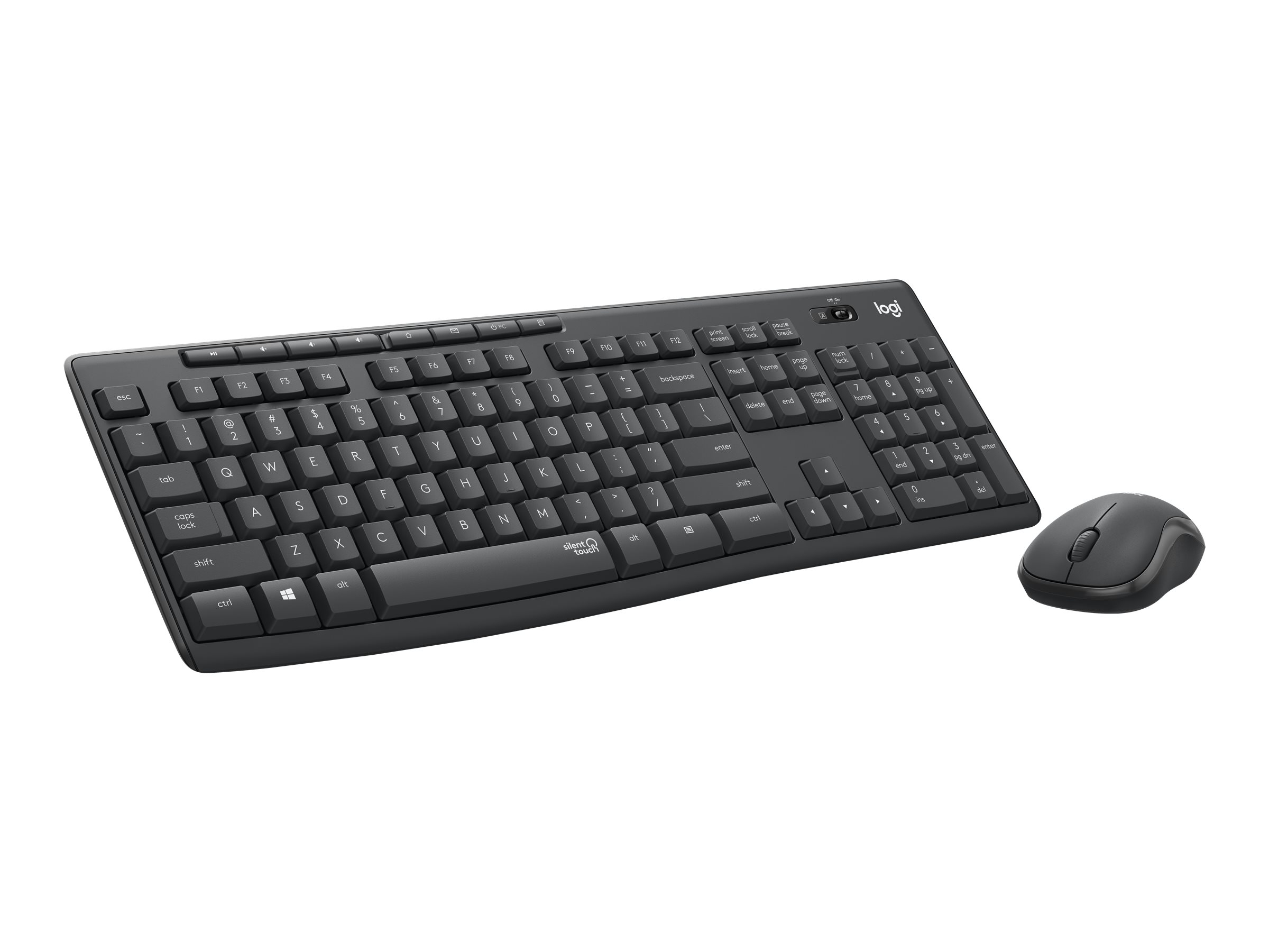 Logitech Tastatur-Maus-Set MK295 Graphite PAN