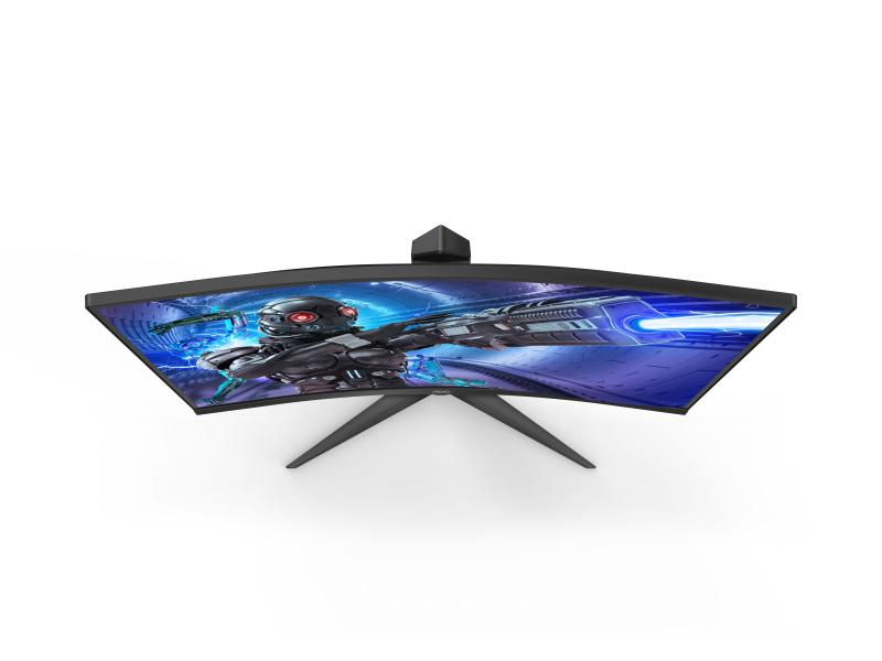 AOC Gaming C27G2ZE/BK, 27 Zoll LED, 1920 x 1080 Pixel Full HD, 16:9, HDMI, Schwarz/Rot