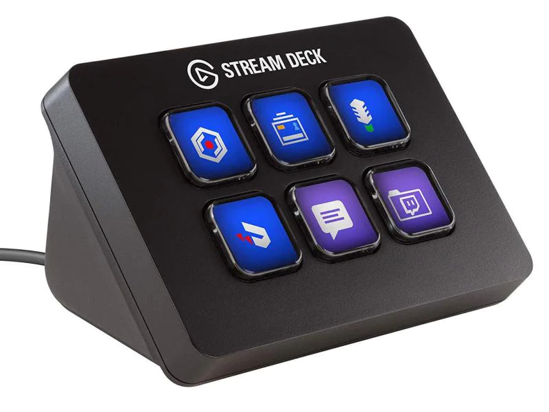 Elgato Stream Deck Mini, Verbindungsmöglichkeiten: USB 2.0, Farbe: Schwarz
