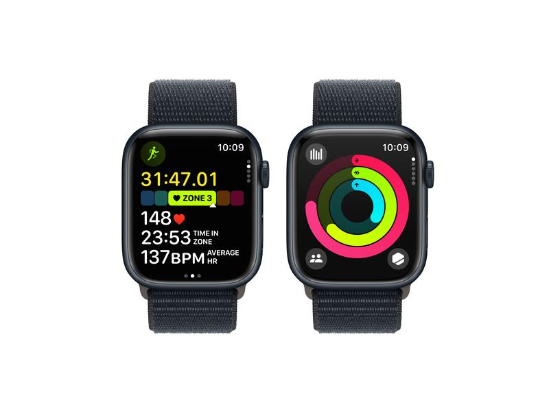 Apple Watch Series 9 45 mm Alu Mitternacht Loop