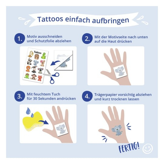 AVERY Zweckform ZDesign Kids Tattoos "Pixel"