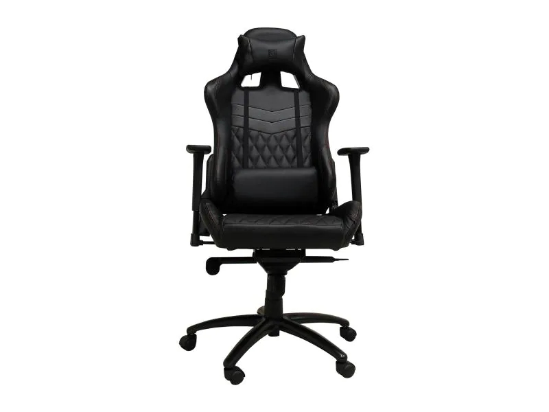 LC-Power Gaming Chair LC-GC-3 Schwarz, Höhenverstellbar, Farbe: Schwarz, Material: PU-Leder, Belastbarkeit: 150 kg