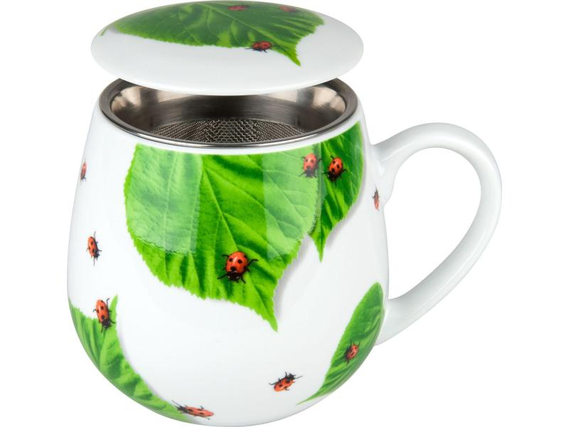 Könitz Tee-Set Tea for you Marienkäfer, Tassen Typ: Teetasse, Farbe: Mehrfarbig, Material: Porzellan, Verpackungseinheit: 1 Stück, Volumen: 0.42 l