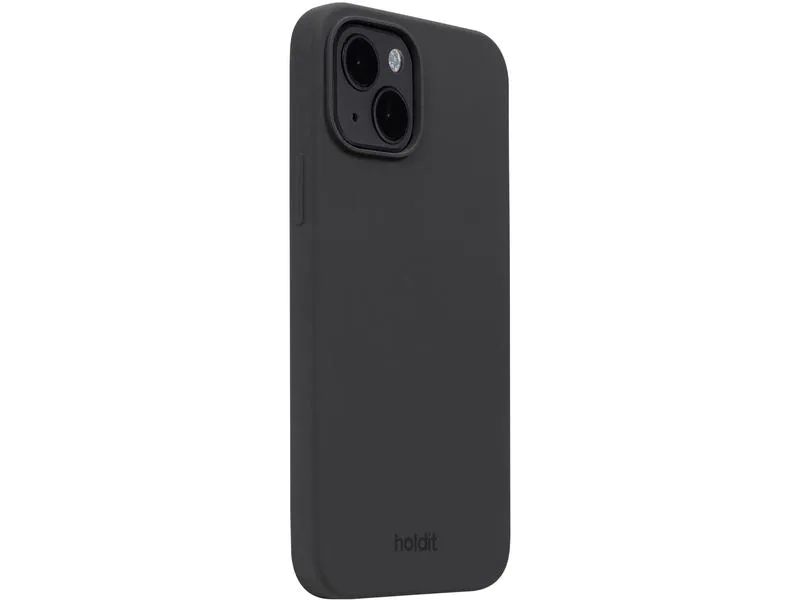 Holdit Back Cover Silicone iPhone 14 Schwarz