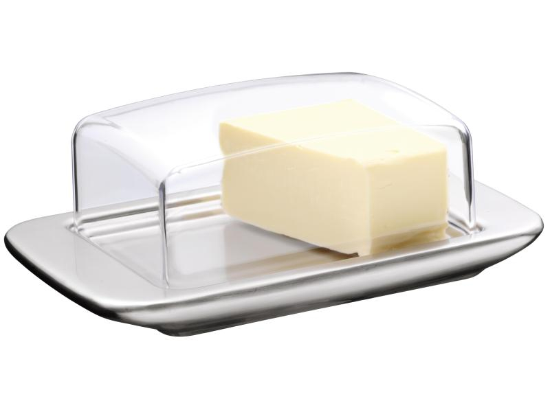WMF Butterdose Loft, Anwendungszweck: Butter, Farbe: Silber, Material: Kunststoff, Edelstahl, Set: Nein