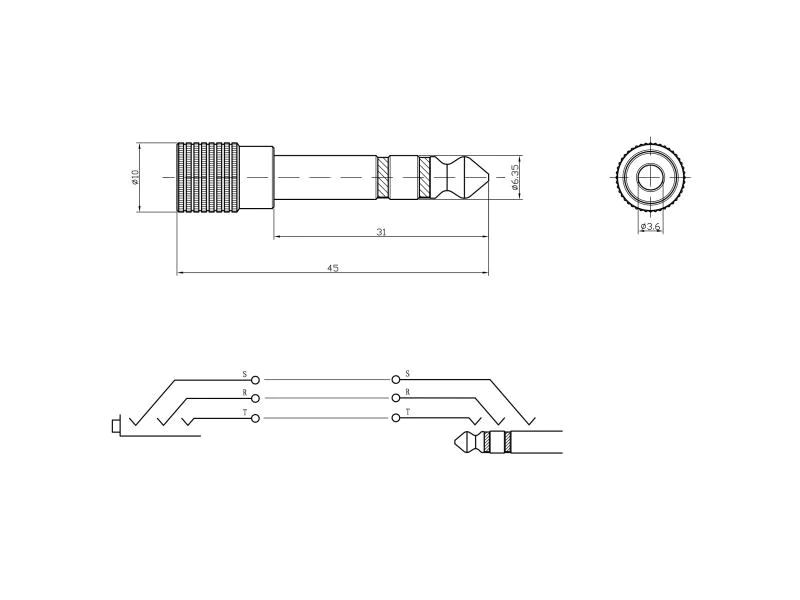 Bemero Audio-Adapter BA2002 Klinke 6,3mm male - Klinke 3,5mm female, Kabeltyp: Einfacher Adapter, Audioanschluss Seite A: Klinke 6,3mm, male, Audioanschluss Seite B: Klinke 3,5mm, female, Audiokanäle: Stereo