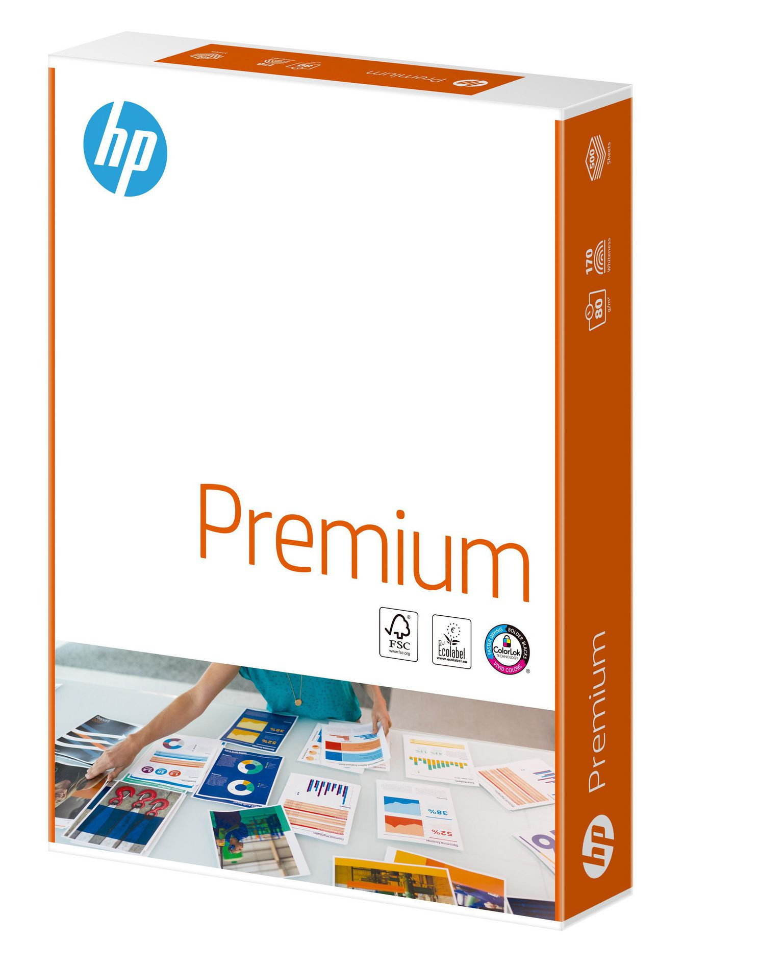 HP Kopierpapier Premium A3 80g hochweiss 500 Blatt CHP860