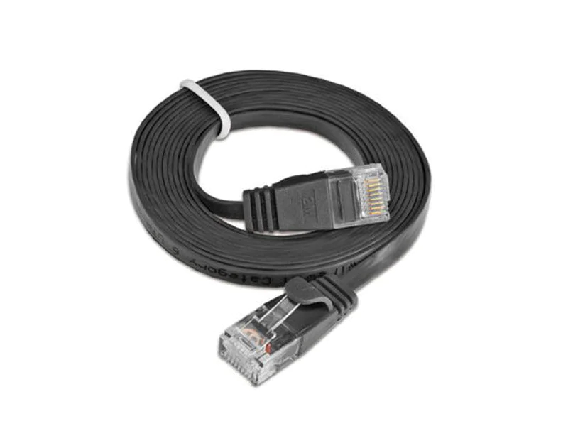 Wirewin Slimpatchkabel Cat 6, UTP, 0.25 m, Schwarz, Farbe: Schwarz, Form: Flach, Zusatzfunktionen: Mit Klinkenschutz, Längenaufdruck auf Stecker, Länge: 0.25 m, Anschlüsse LAN: RJ45 - RJ45, Produkttyp: Slimpatchkabel