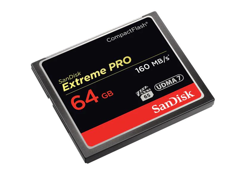 CF Card 64GB SanDisk Extreme Pro 1067x, lesen/schreiben 160MB/sec, UDMA7