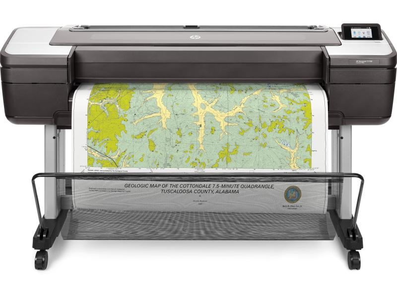 HP Drucker DesignJet T1700PS - 44", Verbindungsmöglichkeiten: USB 2.0; LAN, Druckertyp: Farbig, Drucktechnik: Tintenstrahl, Total Fassungsvermögen Papierzuführungen: 1 Rolle/n, Funktionen: Drucken, Anzahl Papierzuführungen (integriert): 1, Anzahl Papi