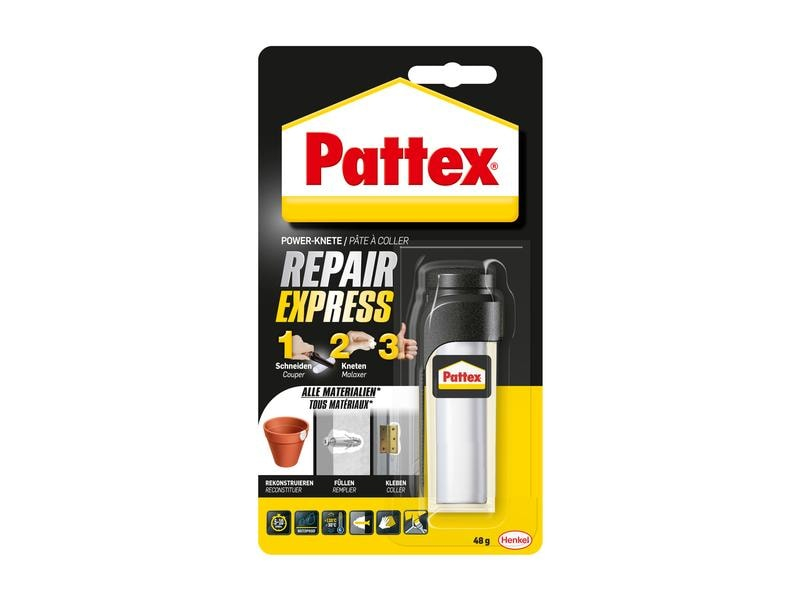 Pattex Klebeknete Repair Express 48 g, Weiss