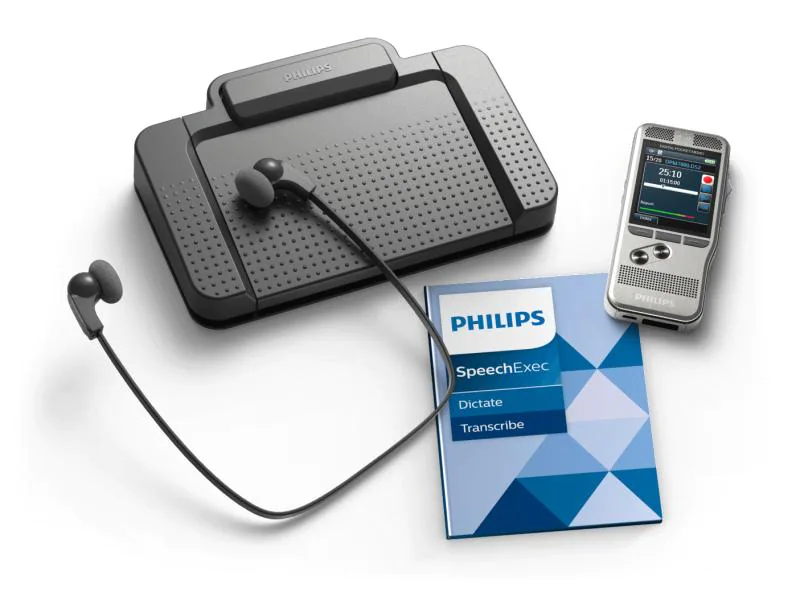 PHILIPS Diktier- und Wiedergabe-Set Pocket Memo DPM7700