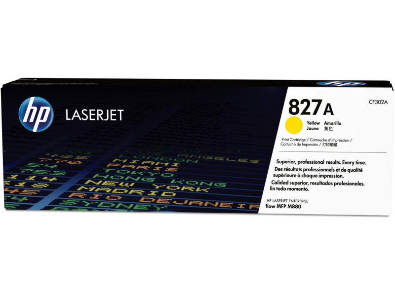 HP Toner-Modul 827A yellow CF302A CLJ Enterprise M880 32'000 S.