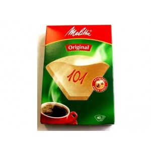 Melitta Filtertüte Gr. 102 original 40 Stk., ungebleicht/naturbraun