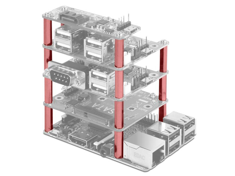 Delock Montageset 10 mm für Raspberry Pi, innen, Zubehörtyp: Befestigung