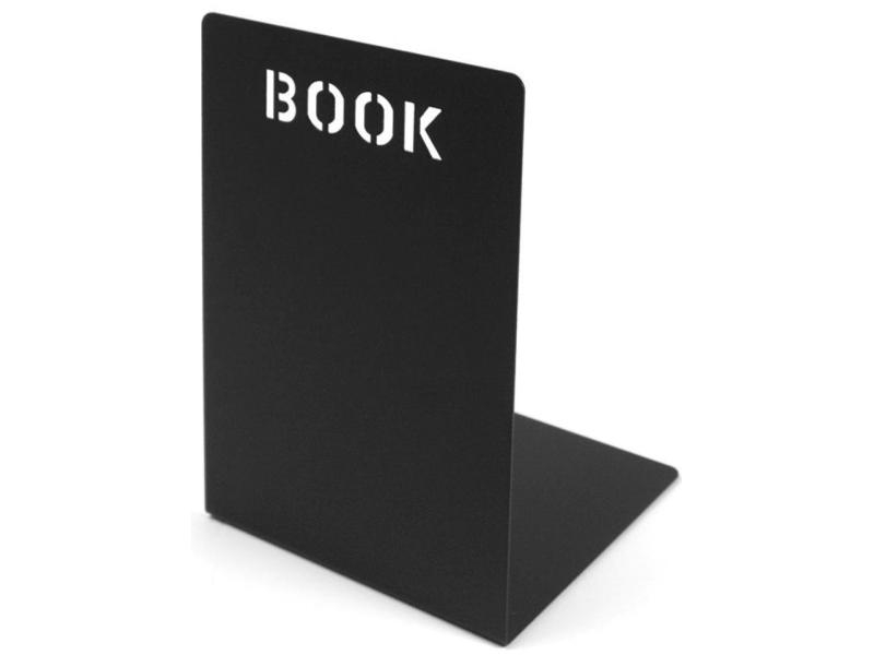 Trendform Buchstütze BOOK Schwarz, 1 Stück, Farbe: Schwarz