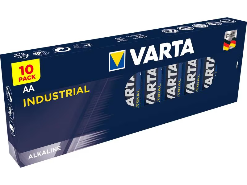 VARTA Batterie AA Industrial 10 Stück