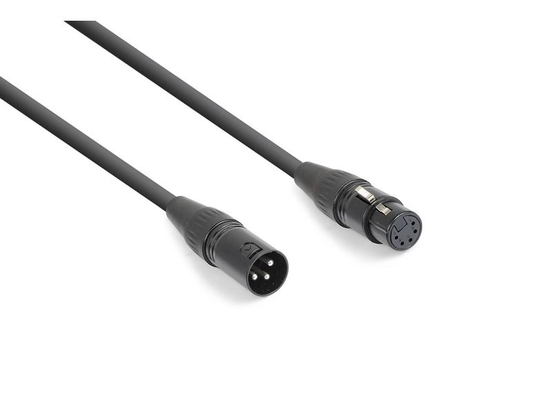 PD Connex DMX-Kabel CX105 0.1 m, Länge: 0.1 m, Steckertyp Seite B: XLR 5 Pole, male, Steckertyp Seite A: XLR 3 Pole, female