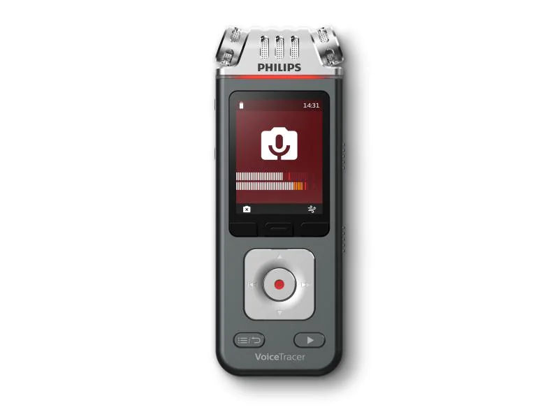 Philips Portable Recorder Digital Voice Tracer DVT7110, Produkttyp: Stereo Recorder