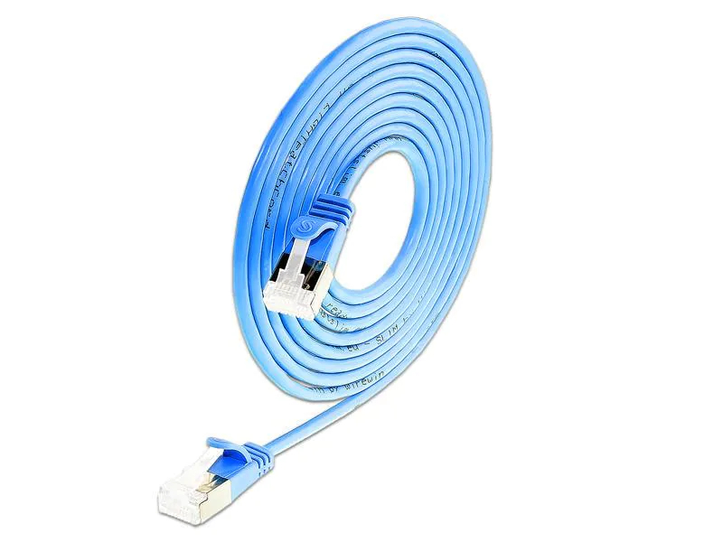 Wirewin Slimpatchkabel Cat 6A, U/FTP, 3m, Blau, Farbe: Blau, Form: Rund & Dünn, Zusatzfunktionen: Mit Klinkenschutz, Längenaufdruck auf Stecker, Länge: 3 m, Anschlüsse LAN: RJ45 - RJ45, Produkttyp: Slimpatchkabel