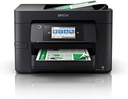 EPSON WorkForce Pro WF-4830DTWF, Farbe Tintenstrahl Drucker, A4, 36 Seiten pro Minute, Drucken, Scannen, Kopieren, Fax, Duplex und WLAN