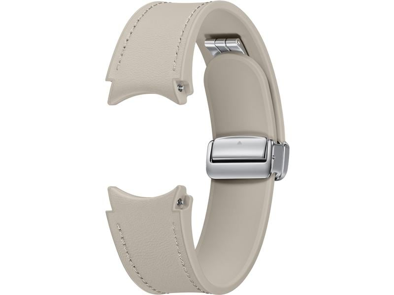 Samsung D-Buckle Eco Leather Band M/L Galaxy Watch 4/5/6 Etoupe, Farbe: Beige
