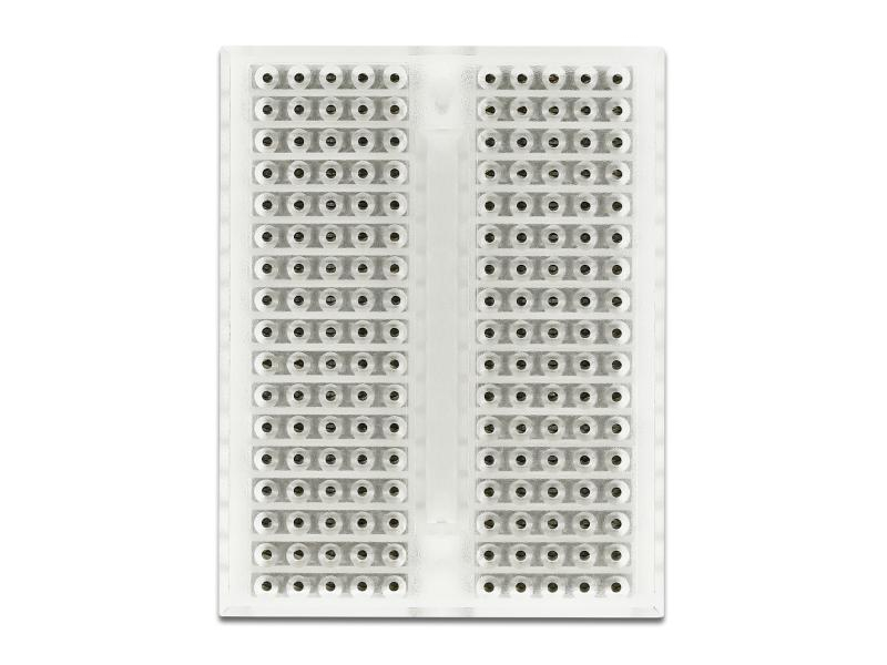 Delock Breadboard 170 Kontakte transparent, Zubehörtyp: Breadboard