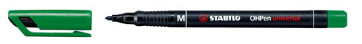 STABILO OHP Pen permanent M 843/36 grün