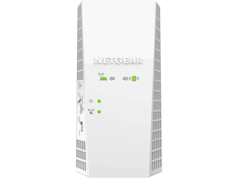 Netgear WLAN-Mesh-Repeater EX6250, Abmessungen: 161 mm (B) x 44.5 mm (H) x 81.4 mm (T), Antennenanschluss: Antennen Intern vor verbaut, Breite: 161 mm, Frequenzband: 2.4 GHz, 5 GHz, Höhe: 44.5 mm, Montage: Steckdose