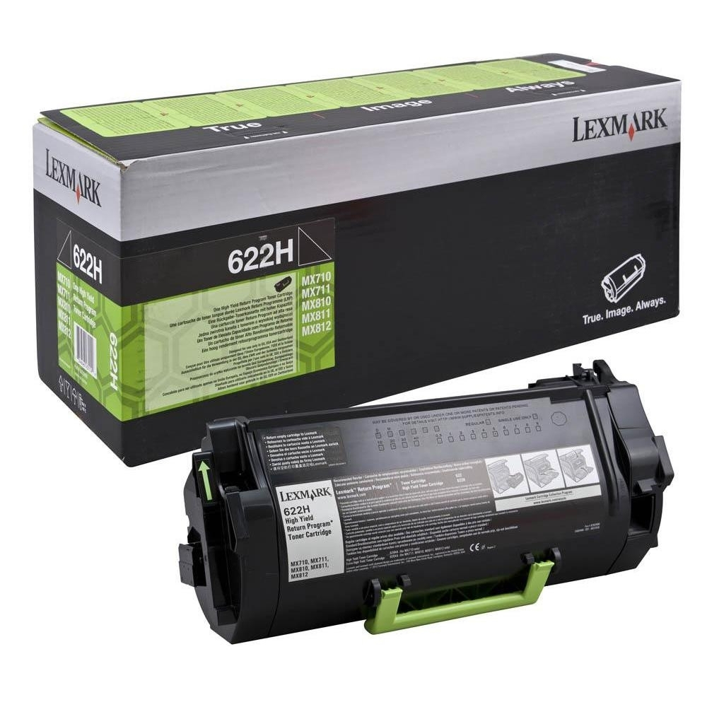 LEXMARK 622H | 25000 Seiten LEXMARK Tonerkassette, schwarz