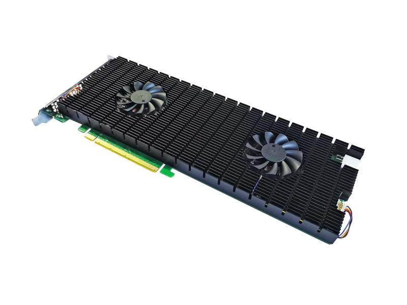 Highpoint RAID-Controller SSD7540 8xPCI-x4v4 M.2, nicht bootfähig, Formfaktor: Full-Height, Transferrate: 32000 Mbit/s, Anzahl Ports: 8, Schnittstelle Hardware: PCI-Express x16, Anzahl Kanäle: 8, RAID: Ja