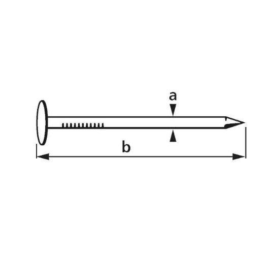 suki. Dachpappstift 2,8 x 40 mm, 400 g, verzinkt