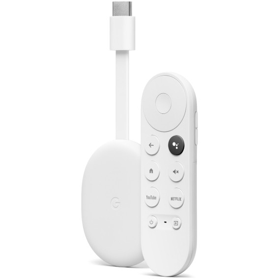 Google Chromecast mit Google TV HD (2022), Speichererweiterungs-Typ: Kein, Max. Auflösung: 1920 x 1080 (Full HD), Schnittstellen: HDMI, Bluetooth, WLAN, LAN: Nein, Bluetooth: Ja, WLAN: Ja