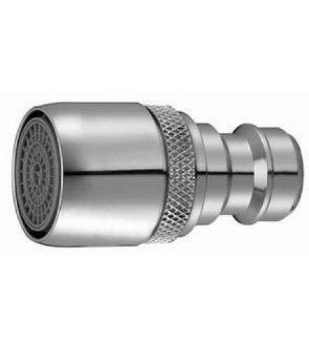 Neomatic Kupplungsnippel M22x1 mit Neoperl Strahlregler, Durchmesser: 16.5 mm, Material: Messing, Raccord: Weiblich, Anschluss: M22x1, Rückflussverhinderer: Nein, Farbe: Chrom