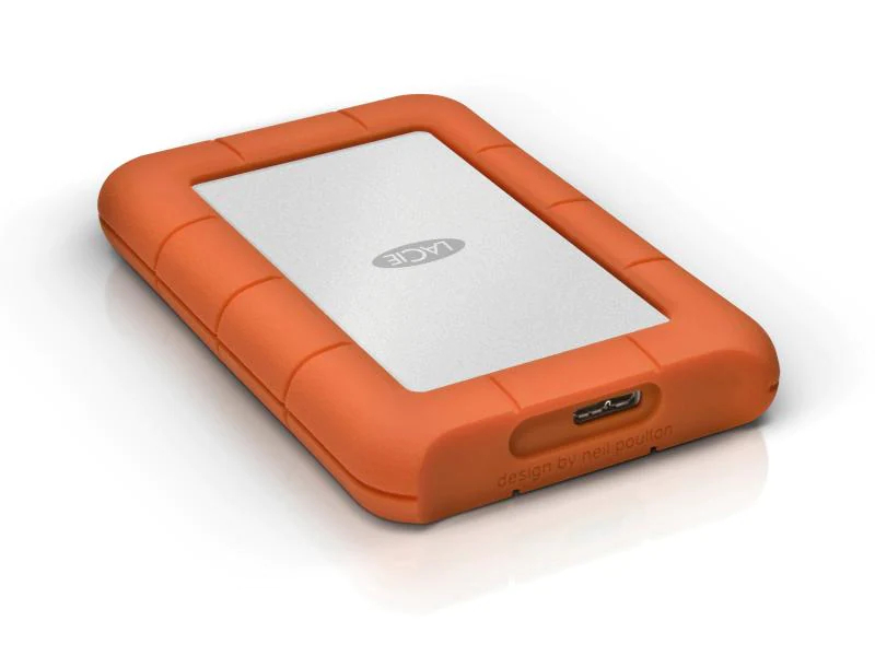 LaCie Rugged Mobile Disk 2.5" 2TB, 5400rpm, USB 3.0, extern, silber/orange