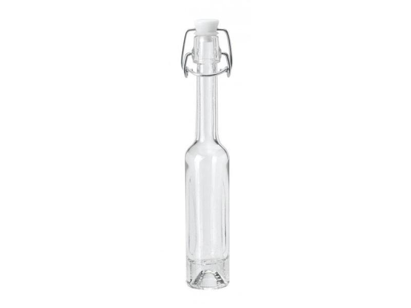 Glorex Glasflasche 40 ml Bügelflasche, Verpackungseinheit: 1 Stück, Material: Glas, Farbe: Transparent