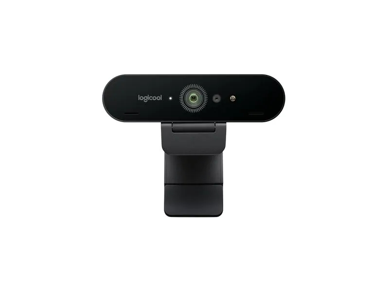 Logitech Webcam Brio 4K UHD Business Eingebautes Mikrofon, Schnittstellen: USB, Webcam Auflösung: 4096 x 2160 (HD4K), Infrarot-Gesichtserkennung ( Windows Hello ), Righlight 3, 5-fach Digitalzoom