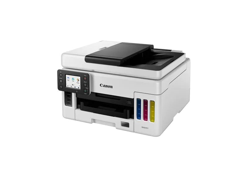 Canon Multifunktionsdrucker MAXIFY GX6050, Druckertyp: Farbig, Drucktechnik: Tintenstrahl, Total Fassungsvermögen Papierzuführungen: 350 Seiten, Mobildruck: Ja, Anzahl Papierzuführungen (maximal): 2, Druckgeschwindigkeit (farbig): 15.5 ppm