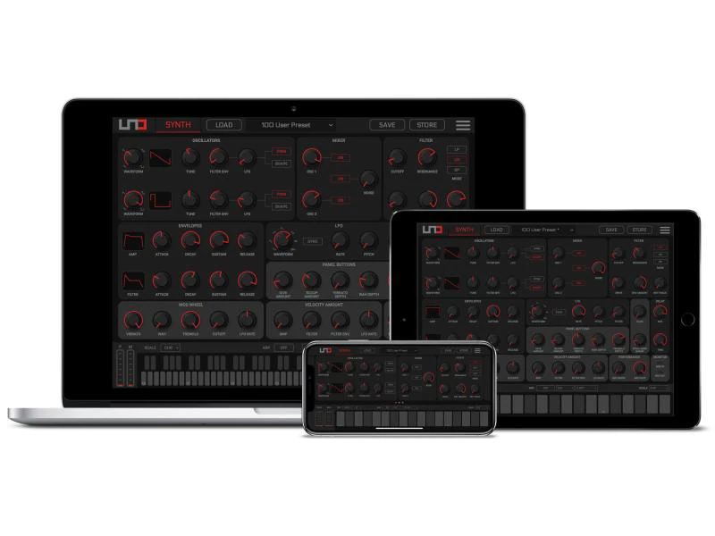 IK Multimedia Synthesizer UNO Synth, Tastatur Keys: 27, Gewichtung: Nicht gewichtet