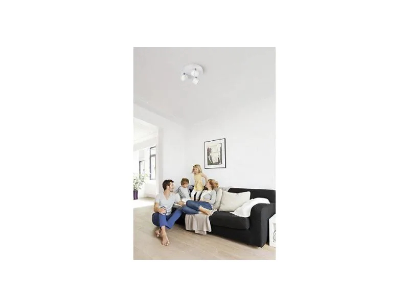 Philips MyLiving LED-Spot 56243/31/16 Weiss, LED, Leistung: 3x4W, schwenkbarer Kopf, 15000h,