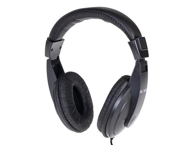 Sovanos Over-Ear-Kopfhörer SVH100-BK Schwarz, Verbindungsmöglichkeiten: Kabelgebunden, Farbe: Schwarz, Impedanz: 32 ?, Kopfhörer Trageform: Over-Ear, Kopfhörer Bauform: Geschlossen, Einsatzbereich: Bühnen-Monitoring; Studio & Broadcast; DJ; HiFi & TV