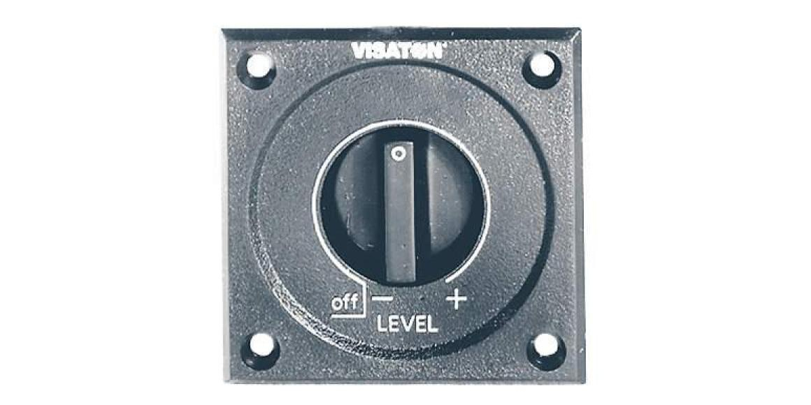 Visaton Pegelregler LC 57, L-Regler für Höhen und Mitten Level-Controller/L-Pad, bis 20 W dauerlast,