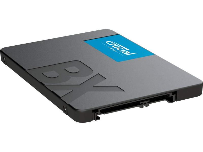 Crucial SSD BX500 2.5" SATA 1 TB, Anwendungsbereich SSD: Consumer, Speicherkapazität total: 1000 GB, Lesegeschwindigkeit max.: 540 MB/s, Schreibgeschwindigkeit max.: 500 MB/s, NAND Flash: 3D NAND, Schnittstellen Standard: AHCI