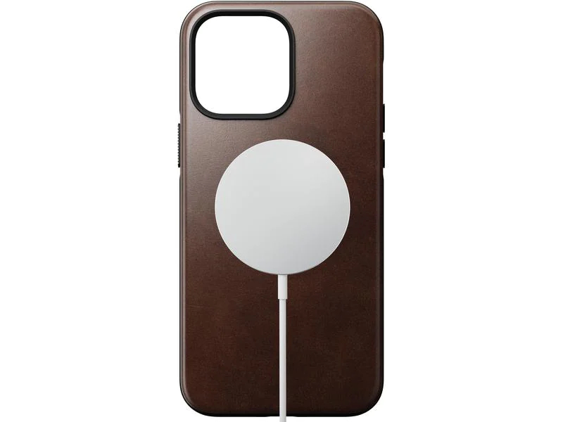 Nomad Back Cover Modern Leather Horween iPhone 14 Pro Max Braun