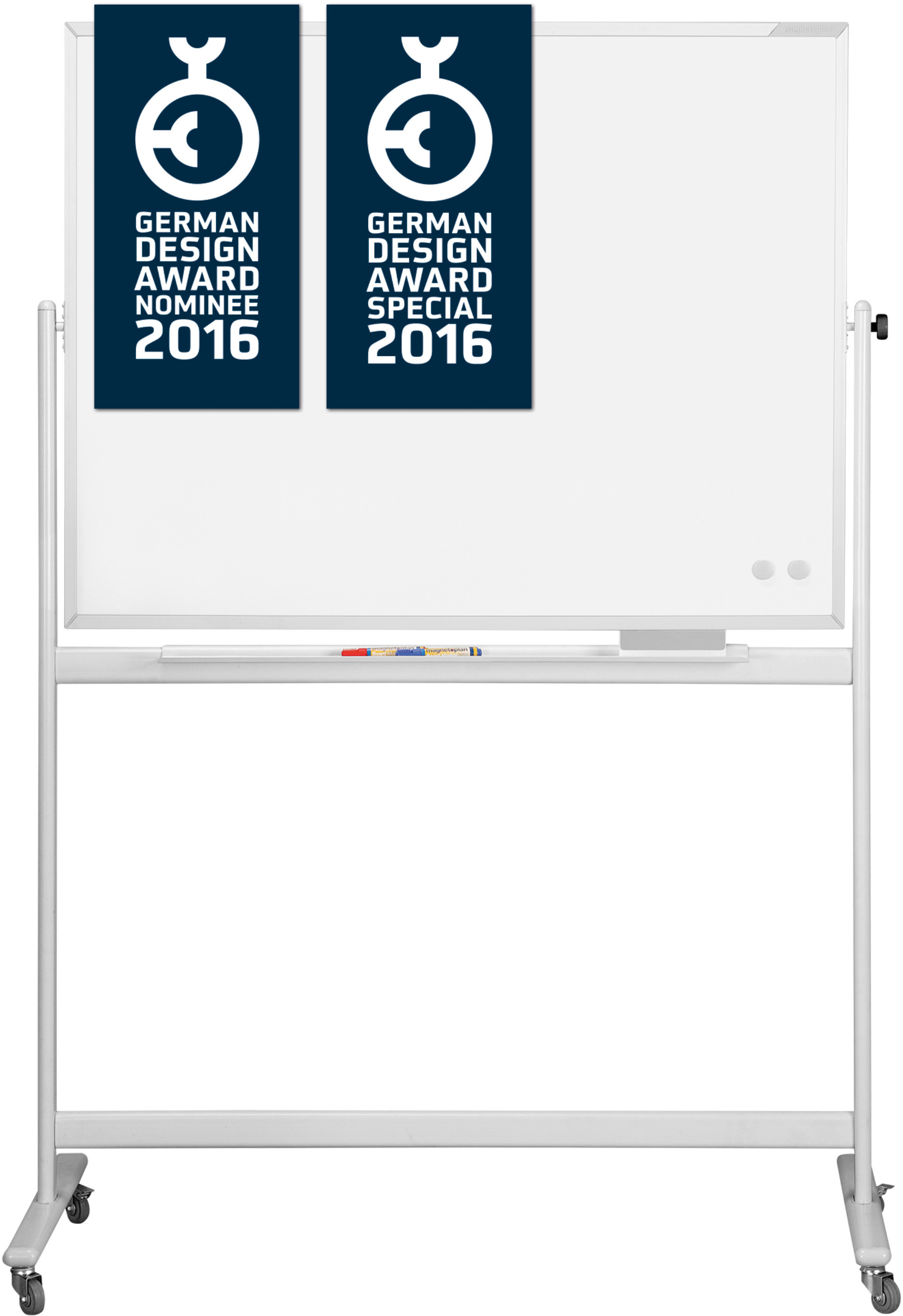 MAGNETOPLAN Design-Whiteboard SP 1240889 Stahl, mobil 1500x1000mm