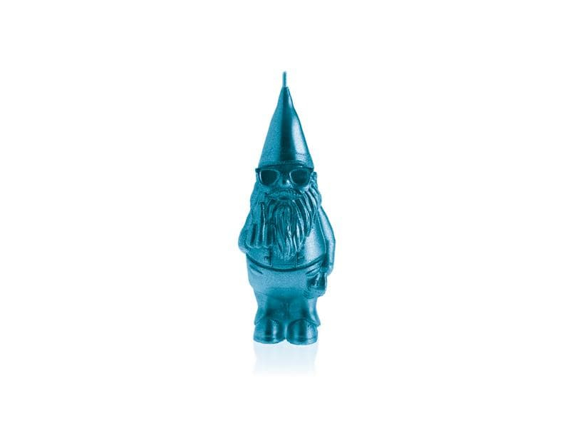 Candellana Kerze Zwerg 13 5.3 cm, Blau metallic, Natürlich Leben: Keine Besonderheiten, Höhe: 13 cm, Durchmesser: 5.3 cm, Typ: Motivkerze, Verpackungseinheit: 1 Stück, Set: Nein
