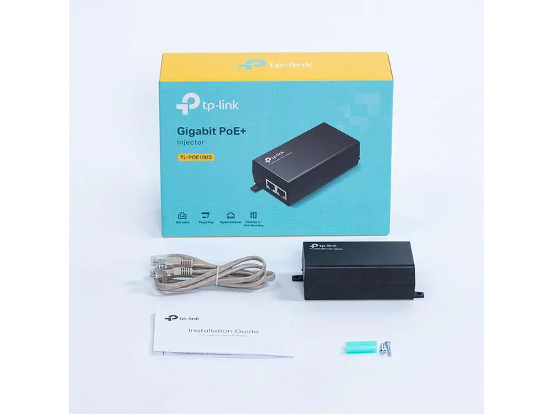 TP-Link PoE+ Injector TL-POE160S