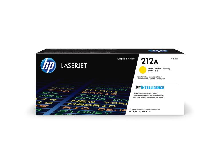 HP Toner-Modul 212A yellow W2122A CLJ Ent.M554/MFP M578 4500 S.