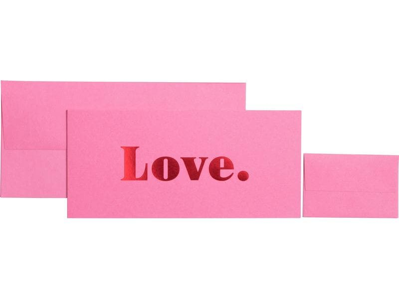 Stewo Geldgeschenk Karte Amade 23 x 11 cm, Liebe, Papierformat: 23 x 11 cm, Verpackungseinheit: 1 Stück, Inkl. Couvert: Ja, Anlass: Liebe