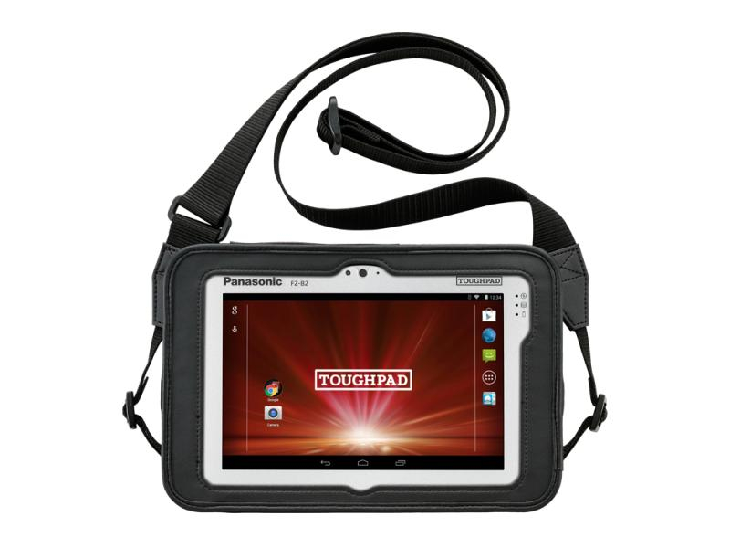 Panasonic Tablet-Tasche FZ-VNSM12U 7 ", Tragemöglichkeit: Schulterriemen, Kompatible Hersteller: Panasonic, Bildschirmdiagonale: 7 ", Detailfarbe: Schwarz, Tablet Kompatibilität: Panasonic, Material: Nylon